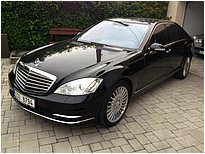 Limuzína Mercedes - Benz S Class Long černý k pronájmu